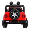 Jeep Wrangler Rubicon na akumulator dla dzieci Czerwony + Pilot + Radio MP3 LED + Koła EVA